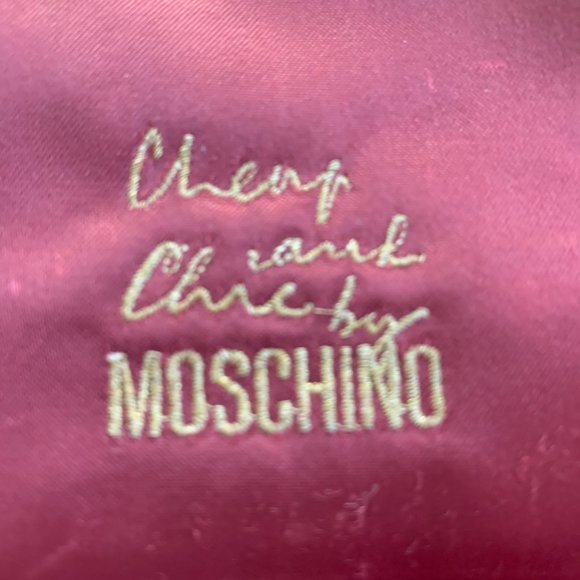 Moschino Cheap and Chic Burgundy Backpack - Picture 12 of 14